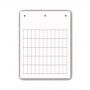 Tessera PVC Adesiva Flat Bianca 15x27mm