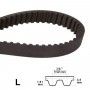 Courroie dentée synchrone 157L 050 Pix 42 dents Pas 3 8" Pix - 2
