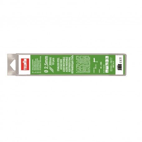 Électrodes de soudage Telwin Inox 2,5 mm blister de 10 pièces Telwin - 1