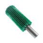 Brosse cylindrique pour fruits et légumes avec poils en pexcrine verte