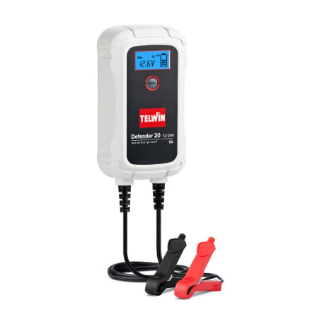 Cargador y Mantenedor de carga electronica Telwin Defender 20