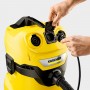 Karcher WD 4 Bin Staubsauger für Feststoffe Flüssigkeiten