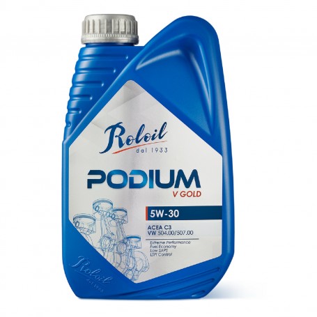 Aceite de motor 5w30 ROLOIL Podium V Gold Volkswagen BMW MB