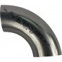 Codo de 90 grados de acero inoxidable diametro 50 AISI 304