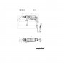 Perceuse a percussion electrique Metabo SBE 800