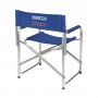 Sparco Director Chair Paddock Blue Folding Aluminum