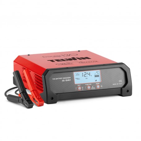 TELWIN DOCTOR CHARGE 130 230V 12V/24V CARICABATTERIE ELETTRONICO MULTIFUNZIONE