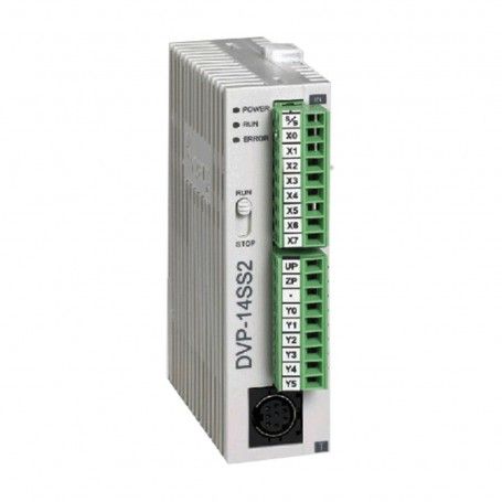DELTA logic controller controller DVP14SS211R PLC DC24V 8 DI 6 DO relay programming cable