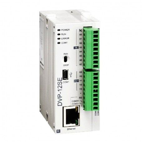 PLC CPU Porta Ethernet uscite a relè Delta DVP12SE11R