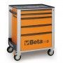 Cassettiera Mobile 5 Cassetti Arancione Beta C24S O/5