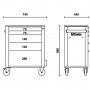 5 Drawer Chest of Drawers Beta C24S O / 5