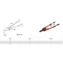 Maquina de remachado manual profesional FAR K33F para remaches de velcro FAR - 3