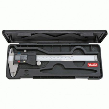 Calibro digitale a corsoio centesimale in acciaio a batteria Valex Valex - 1