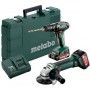 Ensemble de perceuse et meuleuse au lithium Metabo Combo 244 18 V Metabo - 1