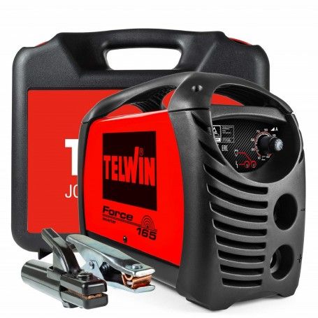 Poste à souder à électrodes Inverter MMA - Telwin Force 165 avec valise Telwin - 1