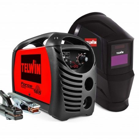 Telwin Force 165 Saldatrice ad elettrodo MMA e Maschera Automatica Telwin - 1