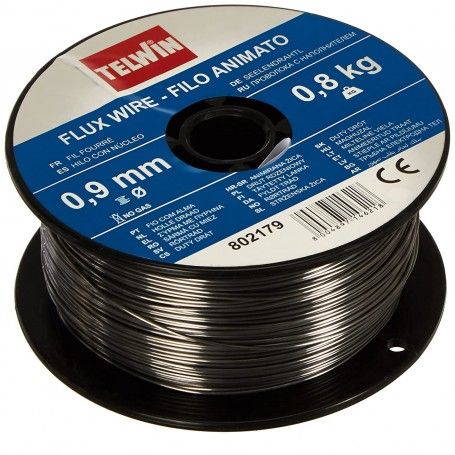 Carrete animado sin gas soldado Ø 0,9mm 0,8 Kg Telwin cod. 802179 Telwin - 1